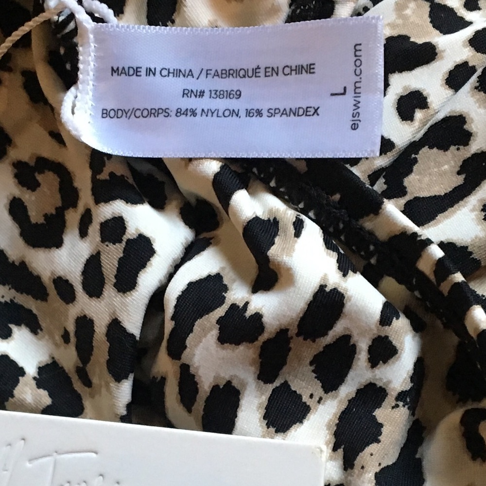 EJ Cheetah Print Monokini (NWT) Cut Out Size L - Picture 8 of 8